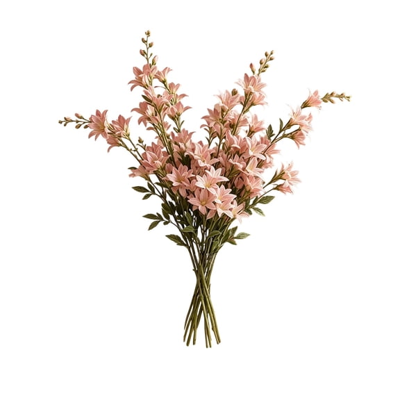 Delphinium Artificial Flower, Larkspur Silk Flowers Tall Pink Long Stem Artificial Flowers for Wedding Table Centerpieces Home Garden Decor, 1 Pcs, 36.61 Inches