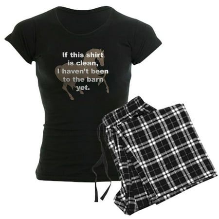 

CafePress - Cutout Horse Wh3 - Women s Dark Pajamas