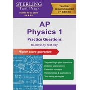 AP Physics 1 Practice Questions: High-Yield Questions and Detailed Explanations, (Paperback)