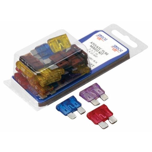 Sea Dog Fuse 445190-1 Blade Type; ATO; 3 Amp/5 Amp/7.5 Amp/10 Amp/15 Amp/20 Amp; Nylon With Tin Plated; Pack Of 30