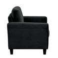 thumbnail image 4 of Couch Comfortable Sectional Couches and Sofas for Living Room Bedroom Office Small Space (Black), 4 of 9