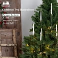 thumbnail image 4 of Velas LED navideñas LUSHARBOR, paquete de 10 unidades, control remoto sin llama, 4 of 7
