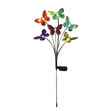 Qocolhg Solar Lights Outdoor Waterproof, Outdoor Solar Lights Butterflies Shaped Solar Garden Lights Waterproofing Outdoor Decoration Garden Lawns Solar Lights
