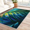 thumbnail image 1 of Leaf Rugs for Living Room Bedroom - Leaves Rug 4x6 - Tropical Plants Carpet for Home Decor - Washable Non Slip Patterned Indoor Large Area Rug - Soft & Low Pile (ZJ&347), 1 of 7