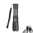 thumbnail image 3 of XHP50 Flass Flashlight Al aire libre Camping Portátil LED antorcha retráctil Alojamiento Zoomable Iluminación Caza Seguridad Caza Linterna Inevent OD002975-01B, 3 of 7