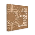 thumbnail image 3 of Stupell Industries Feel Like Sunshine Supportive Friendship Boho Sun Rays Graphic Art Gallery Wrapped Canvas Print Wall Art, Design by Susan Ball, 3 of 7