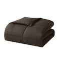 thumbnail image 2 of Nestl All Season Goose Down Alternative Comforter, Queen/Full, Brown, 2 of 6