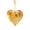 #3_Heart, variant on PYURTEP Snowflake-Shaped Sea Glass Christmas Ornaments, Acrylic Hanging Christmas Decorations, Friendship Keepsake Pendant for Best Friends, 3 inch
