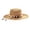 Khaki, variant on LNZGNM Womens Sun Hat, Wide Brim Sun Protection, with Round Top Crown, Breathable and Cool for Beach Days, Gardening, and Summer Outings,Khaki(One Size)