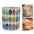 thumbnail image 3 of Candelador De Velas De Color Culre, Ambiente Cálido De Estilo Europeo Té De Mosaico Té De Té De Lustre Vívido Vidrio Colorido Para Oficina Para Oficina, 3 of 7