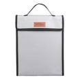 thumbnail image 1 of Fireproof Document Bag Waterproof Security Foldable Bags Safe Box Money Battery Cash Passport Organizer;Fireproof Document Bag Waterproof Safe Box Money Battery Passport Organizer, 1 of 5