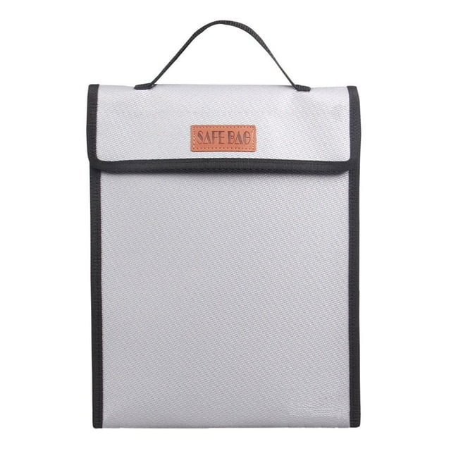Fireproof Document Bag Waterproof Security Foldable Bags Safe Box Money Battery Cash Passport Organizer;Fireproof Document Bag Waterproof Safe Box Money Battery Passport Organizer