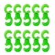 thumbnail image 1 of Toystoory 10 piezas Clips de cable de freno Abrazaderas de línea de plástico Guía de manguera universal Ciclismo Verde, 1 of 6