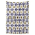 thumbnail image 3 of Ambesonne Vintage Tablecloth Rectangular Table Cover, Victorian Geometric, 60"x90", Earth Yellow and Dark Blue, 3 of 4