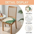thumbnail image 2 of Palm Leaves Abstract Art Seat Covers for Dining Room Chairs Set Of 4,Stretch Printed Washable Chair Seat Cover with Elastic Ties and Button,Removable Waterproof Couch Cushion Covers, 2 of 6