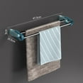 thumbnail image 1 of Practical Towel Organizer Rack Free-Perforation Wall Mounted for Bathroom Kitchen Accessories, 1 of 2