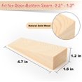 thumbnail image 7 of Wooden Door Stopper MODANU Non-Slip Door Stops Wooden Wedges Wood Door Stop Door Wedge for Bottom of Door Stopper Wedge Triangle Wood Block for Home Bedroom Office Living Room (6 Pack), 7 of 7