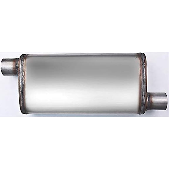 Different Trends 49265 4.00Inx9.00Inx18.00In Offset/Offset Flow Ii Ss Muffler