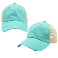 thumbnail image 1 of Visors Womens Ponytail Hat Baseball Cap for High Messy Bun Quick Drying and Comfortable Mesh Design for Outdoor Activities, 1 of 3