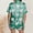 Dark Green, variant on Easter Pajamas Womens Pajamas Set Cute Easter Egg Print Button Down Collar Nightshirt Casual Lounge Wear Top and Shorts(Beige,XXL)