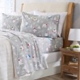 thumbnail image 2 of Great Bay Home Turkish Cotton Printed Flannel Sheet Set  (Twin XL, Polar Bears), 2 of 6