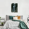 thumbnail image 2 of Wynwood Studio Canvas Elegant Dress Ink Noire Fashion and Glam Dress Wall Art Canvas Print Black Dark Blue 24x36, 2 of 3