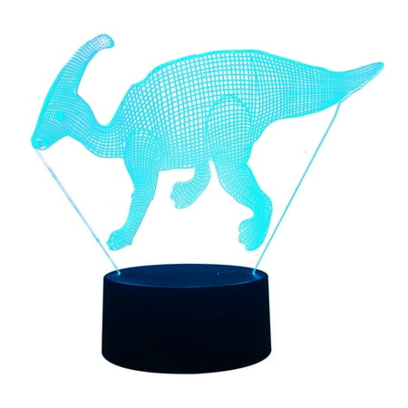 

Buodes Led Desk Lamp Children 3D Dinosaur Night Light 7 Color Variations USB Dinosaur Night Light Children s Birthday Gift Home Decoration