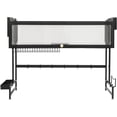 thumbnail image 5 of Over The Sink Dish Drying Rack 3 Tier Large Dish Drainer Drying Rack with Drainboard 40 Inch Stainless Steel Multifunctional Kitchen Organizer Storager for Dishes Glasses Bowls Cutlery, 5 of 9