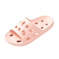 thumbnail image 3 of Domzle Shower Shoes for Women Men, Quick Drying Shower Sandals with Drain Holes | Non-Slip Pool Slides Comfortable Lightweight House Slippers Pink, 3 of 5