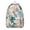 Hawaiian Floral, variant on Psychedelic Mandala Art Canvas School Backpack for Women, Colorful Trippy Bohemian Meditation Daypack, Geometric Floral Pattern Travel Laptop Bag