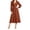 Red(Womens Dresses), variant on V Neck Midi Dresses for Women Long Sleeve Puff Sleeve Wrap Waist A-Line Polka Dot Elegant Dresses for Wedding Guest Fall