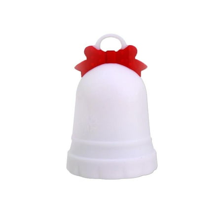 

Silicone Christmas Bell Night Lamp with Colorful Changing Lights Bell Bedside Light with 1000mAh Rechargeable Battery for Living Room Bedroom Baby Room