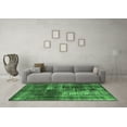 thumbnail image 3 of Ahgly Company Indoor Square Abstract Emerald Green Modern Area Rugs, 4' Square, 3 of 4
