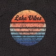 thumbnail image 4 of Inktastic Lake Vibes Distressed Retro Sunset Women's Plus Size T-Shirt, 4 of 5