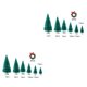 thumbnail image 2 of Toystoory 8-48 piezas Navidad pequeño pino Mini árbol Sisal botella cepillo nieve escarcha árbol falso Type5 NO5, 2 of 6