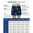 SURF CUZ Mens Swim Trunks with Compression Liner Mens Swimming Trunks 5