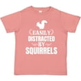 thumbnail image 3 of Inktastic Easily Distracted by Squirrels Boys or Girls Toddler T-Shirt, 3 of 5