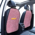 thumbnail image 3 of Gaeub Glitter Print Anti-Kick Storage Mat for Car Seats 2 Pcs, Car Kick Mats with 3 Pocket Protector, Essential Car Seat Protector for Child Car Seat,Car Seat Protector, 3 of 8