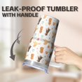 thumbnail image 5 of 20OZ Dog Paw Insulated Tumbler with Handle Stainless Steel Double Wall Cup Great Dog Lover Gifts Unique Birthday Christmas Presents for Women Men Maintains Hot and Cold Drink Temperatures, 5 of 6