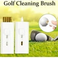 thumbnail image 5 of PATOPS 4Pcs Pocket Retractable Golf Cleaning Brush, Portable Wire Brush Double Side Cleaner White, 5 of 5