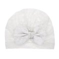 thumbnail image 1 of Newborn Hat Nice-looking Wide Application  Lace Bowknot Baby Cap Shooting Props, 1 of 10