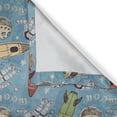 thumbnail image 4 of Ambesonne Space Valance Pack of 2, Astronauts with Rockets, 54"X18", Multicolor, 4 of 5