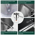 thumbnail image 6 of Pancake Batter Dispenser - 40oz Stainless Steel No-drip Funnel  4 Interchangeable Silicone Nozzles Easy Control For Pancakes Cupcakes Cakes Muffins & More, 6 of 8