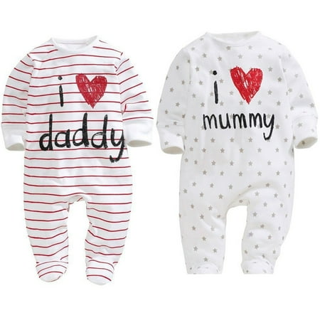 - Funny Baby Boy Girls Newborn Infant Romper Hat Bodysuit Outfit Clothing Set