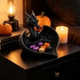 thumbnail image 5 of Dragon Shaped Decorative Tray Figurine Storage 3D Printed Tabletop Organizer for Candy Jewelry Keys Gothic Home Desktop Decor Ornament, 5 of 6