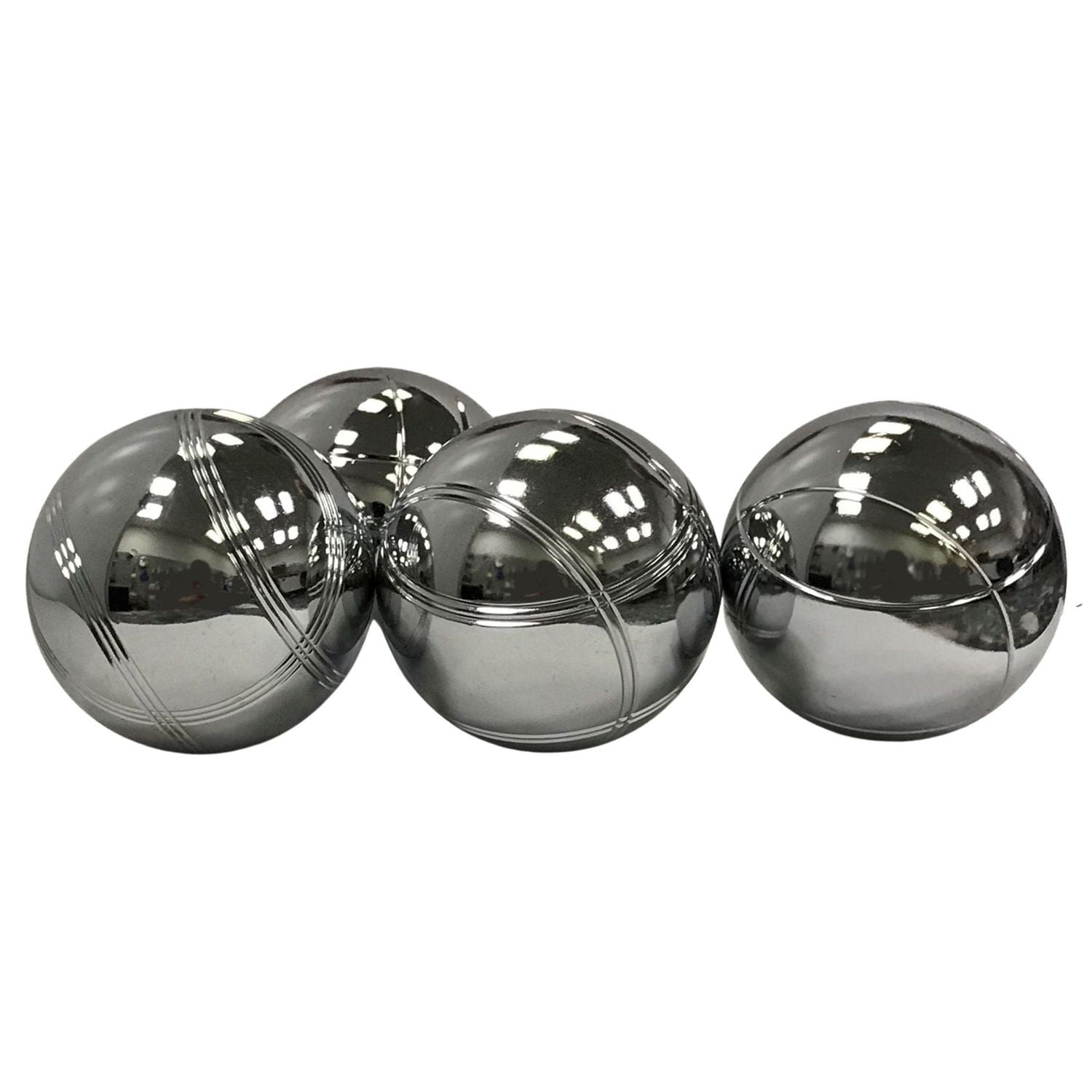 Swiftflyte Advanced Steel Pétanque Set, Chrome-Plated Steel Boules Lawn Game with Jack and Nylon Carry Case
