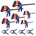 thumbnail image 1 of Pinzas de barra WORKPRO, paquete de 10 unidades, para carpintería de 6 cm y 30 cm, 1 of 9