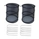thumbnail image 2 of Cubiertas protectoras plegables de malla reutilizables para plantas, ideales para árboles frutales pequeños, jardines y macizos de flores elevados. 2 piezas, 2 of 8