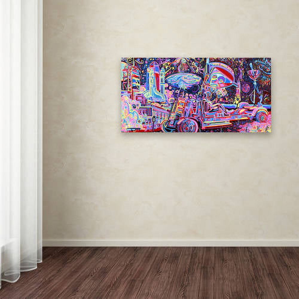 Trademark Fine Art "Moon Buggy" Canvas Art by Josh Byer