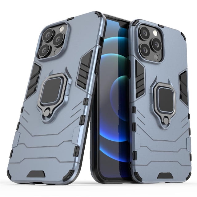 Funda para IPHONE 12 PRO con Soporte Anillo Giratorio 360° y Protección Resistente a Golpes y Caídas